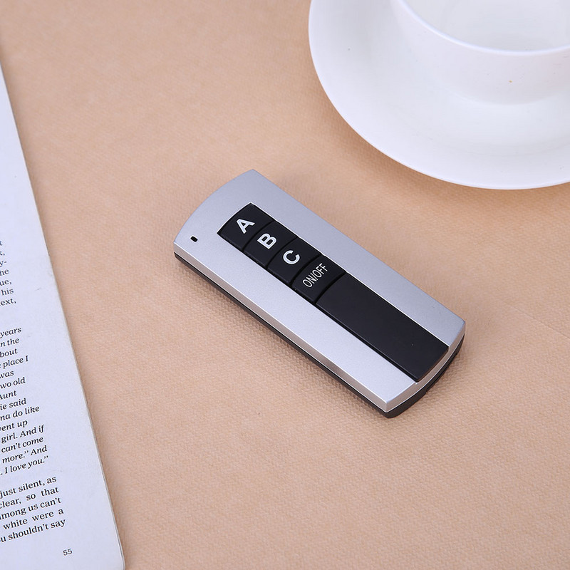 1/2/3 irányú BE/KI 220 V vezeték nélküli távirányító kapcsoló lámpa világításhoz 1/2/3 csatornás távirányító kapcsoló vevő adó