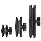 65 mm/95 mm/150 mm kratka duga dvostruka utičnica za 1 inčnu kuglastu bazu za Gopro kameru, bicikl, motocikl, nosač za telefon