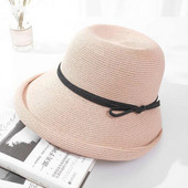 Elegantna ženska ribarska kapa sa uvijenim rubovima protiv opadanja Ženska ribarska kapa Izdržljivi ukras od žica