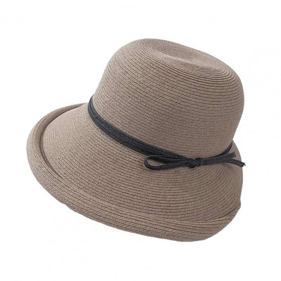 Elegantna ženska ribarska kapa sa uvijenim rubovima protiv opadanja Ženska ribarska kapa Izdržljivi ukras od žica