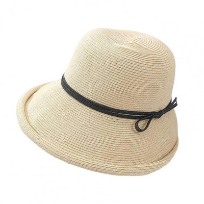 Elegantna ženska ribarska kapa sa uvijenim rubovima protiv opadanja Ženska ribarska kapa Izdržljivi ukras od žica