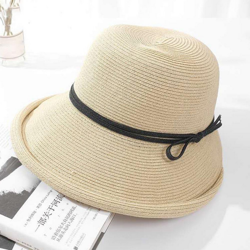 Elegantna ženska ribarska kapa sa uvijenim rubovima protiv opadanja Ženska ribarska kapa Izdržljivi ukras od žica