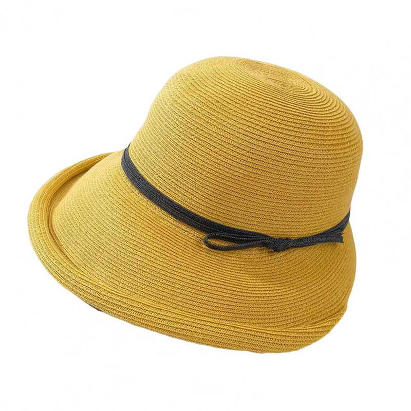 Elegantna ženska ribarska kapa sa uvijenim rubovima protiv opadanja Ženska ribarska kapa Izdržljivi ukras od žica