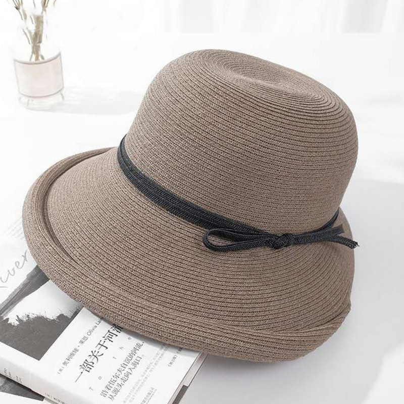 Elegantna ženska ribarska kapa sa uvijenim rubovima protiv opadanja Ženska ribarska kapa Izdržljivi ukras od žica