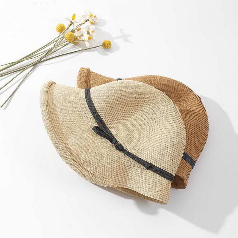 Elegantna ženska ribarska kapa sa uvijenim rubovima protiv opadanja Ženska ribarska kapa Izdržljivi ukras od žica