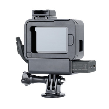 ULANZI V2 for Gopro Camera Cage Case Frame for Gopro 7 6 5 Action Camera Vlog Accessories with Cold Shoe for Microphone Light