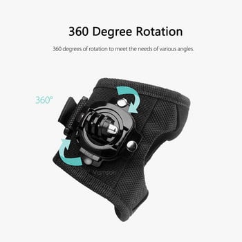 Vamson for Go Pro Accessories Diving Case 360 Degree Rotation Glove-style For Gopro Hero 10 9 8 7 6 5 4 for Insta360 for Yi 4k