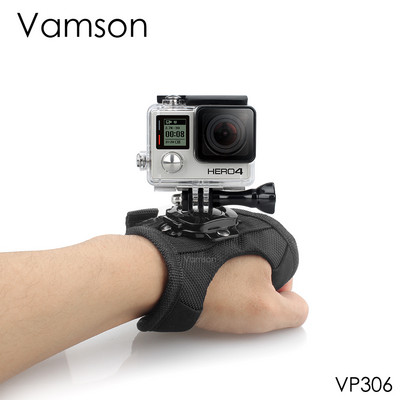 Vamson for Go Pro tarvikud Sukeldumisümbris 360 kraadi pöörlev kindakujuline Gopro Hero jaoks 10 9 8 7 6 5 4 Insta360 jaoks Yi 4k jaoks