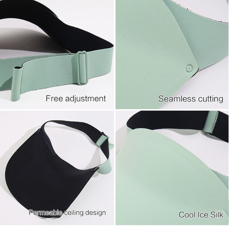 Dječji vizir Ljetni šešir sa šiltom za sunce Kapa za golf Ljetni šešir Zaštita od UV zračenja Vizir za plažu Šešir sa širokim obodom Ženski vizir Podesivi