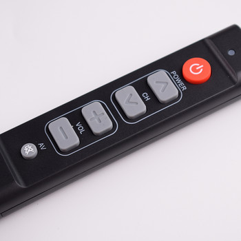 Интелигентно дистанционно управление за обучение за TV STB DVD DVB, TV Box HIFI, Универсален контролер с 6 големи бутона Лесно използване за възрастни
