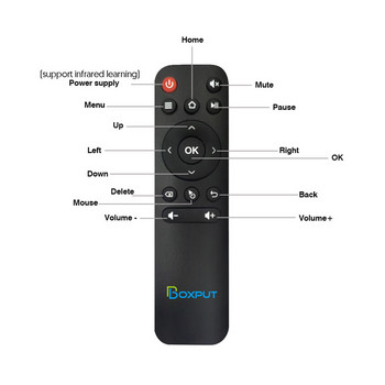 BT BPR1 BPR1S BLE 5.0 Wireless Air Mouse BT Ασύρματο τηλεχειριστήριο για Android smart TV Box και έξυπνο σπίτι υπολογιστή