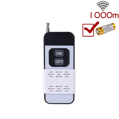 433 Mhz vezeték nélküli RF modul távirányító tanulási kód 1527 távirányító 1/2/4 csatornás nagy hatótávolság 1000 m lámpákhoz Fények kapuajtó