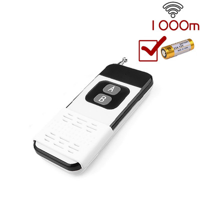 433 Mhz vezeték nélküli RF modul távirányító tanulási kód 1527 távirányító 1/2/4 csatornás nagy hatótávolság 1000 m lámpákhoz Fények kapuajtó