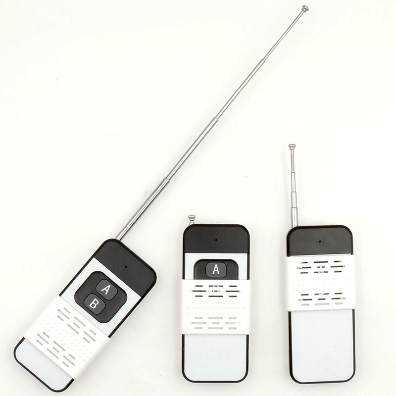 433 Mhz vezeték nélküli RF modul távirányító tanulási kód 1527 távirányító 1/2/4 csatornás nagy hatótávolság 1000 m lámpákhoz Fények kapuajtó
