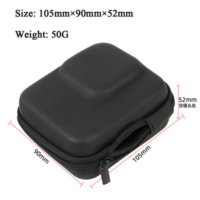 Kietas nešiojamasis dėklas, skirtas GoPro Hero 11 10 9 8 7 6 5 vandeniui atsparus dėklas Mini Shell Bag Box Dji Osmo Action 3 2 Kamera Insta360 One RS R