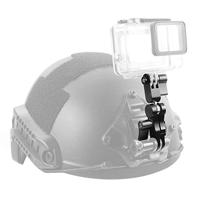 Rotacija od 360 stupnjeva, metalni adapter za stativ, kaciga, kamera, fiksni držač za Gopro za DJI Osmo Action za EKEN akcijsku kameru