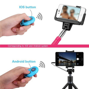 Κουμπί ασύρματου τηλεχειριστηρίου Bluetooth για Ομαδική φωτογραφία Selfie με τηλεχειριστήριο κλείστρου συστήματος Android Ios