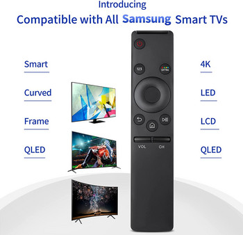 Universal Smart Remote Control για Samsung HD 4K UHD Smart TV BN59-01259E TM1640 BN59-01259B LCD HDTV-One for All Samsung TV