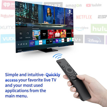 Универсално интелигентно дистанционно управление за Samsung HD 4K UHD Smart TV BN59-01259E TM1640 BN59-01259B LCD HDTV-Едно за всички телевизори Samsung