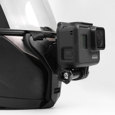 Viso veido šalmo smakro laikiklis, skirtas GoPro Hero 8 7 5 SJCAM motociklo šalmo smakro stovo kameros priedai, skirti Go Pro Hero 9