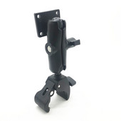 Za Garmin TomTom GPS Ram aluminijska dvostruka utičnica, 1 inčna kuglasta baza, četvrtasta, okrugla dijamantna baza za montažu s AMP uzorkom rupa