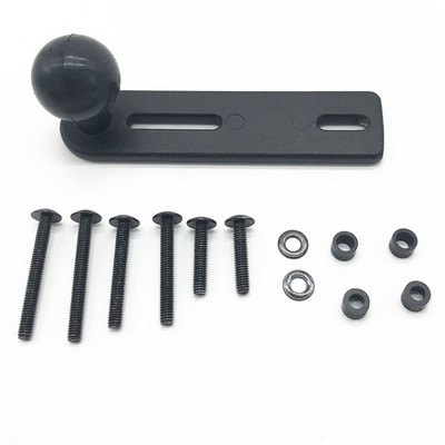 Za Garmin TomTom GPS Ram aluminijska dvostruka utičnica, 1 inčna kuglasta baza, četvrtasta, okrugla dijamantna baza za montažu s AMP uzorkom rupa