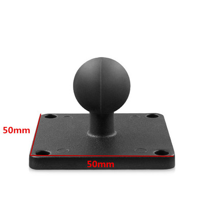 Za Garmin TomTom GPS Ram aluminijska dvostruka utičnica, 1 inčna kuglasta baza, četvrtasta, okrugla dijamantna baza za montažu s AMP uzorkom rupa