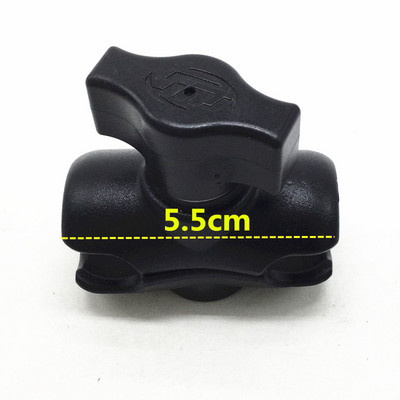 Za Garmin TomTom GPS Ram aluminijska dvostruka utičnica, 1 inčna kuglasta baza, četvrtasta, okrugla dijamantna baza za montažu s AMP uzorkom rupa