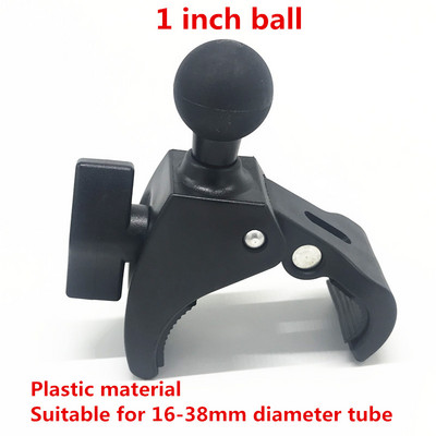 Za Garmin TomTom GPS Ram aluminijska dvostruka utičnica, 1 inčna kuglasta baza, četvrtasta, okrugla dijamantna baza za montažu s AMP uzorkom rupa