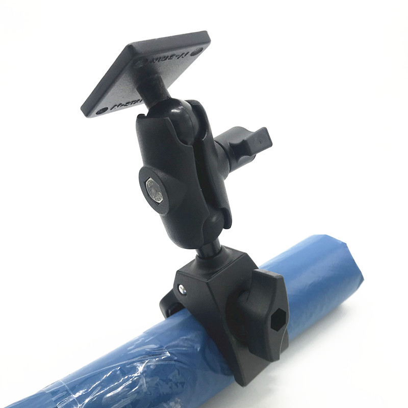 Za Garmin TomTom GPS Ram aluminijska dvostruka utičnica, 1 inčna kuglasta baza, četvrtasta, okrugla dijamantna baza za montažu s AMP uzorkom rupa