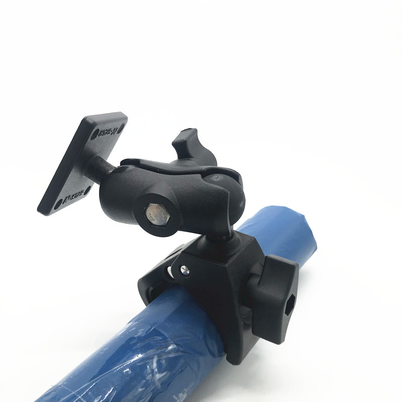 Za Garmin TomTom GPS Ram aluminijska dvostruka utičnica, 1 inčna kuglasta baza, četvrtasta, okrugla dijamantna baza za montažu s AMP uzorkom rupa