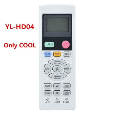 Új 0150401205L eredeti távirányító a Haier YR-HD01 / YL-HD04 / YR-HD06 / YL-HD02 / HA-0361 légkondicionáló vezérlőhöz