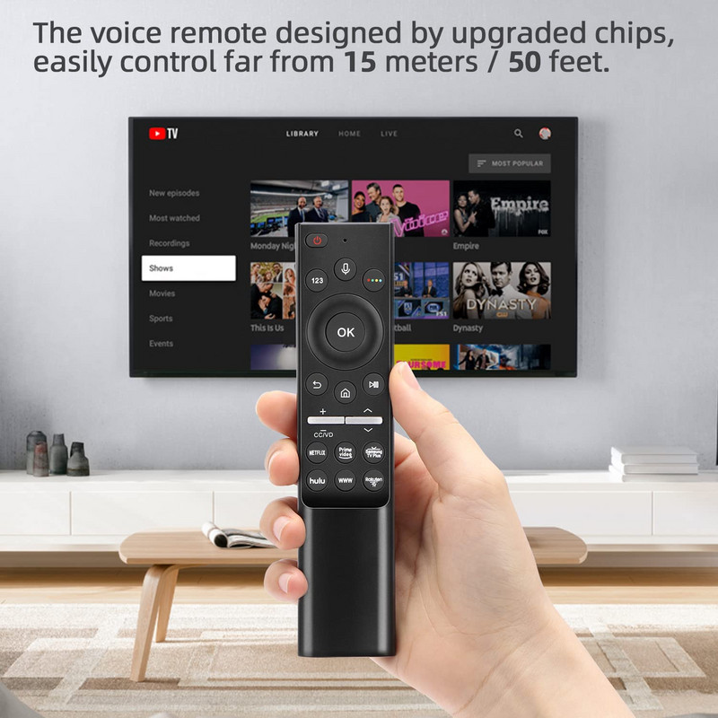 Universaalne Bluetooth häälkaugjuhtimispult Samsungi telerile LED QLED 4K 8K UHD HDR nutitelerid Smart TV