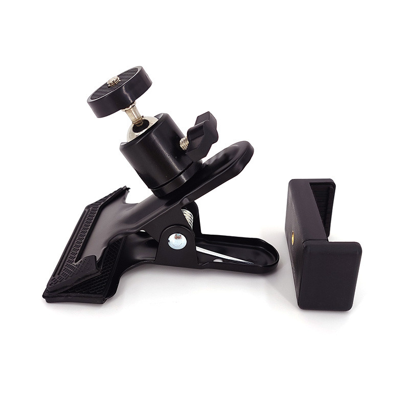 Stezaljka za fotoaparat Profesionalni fotografski dodaci Držač bljeskalice za držač za stezaljku za fotoaparat s kuglastom glavom koja se okreće za 360 stupnjeva i 1/4" navojnim vijkom