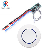 Univerzális távirányító kapcsoló 433 MHz RF relé vevő DC 3,6 V 6 V 12 V 24 V 1 csatornás rádiómodul és jeladó LED lámpához, barkácsolás