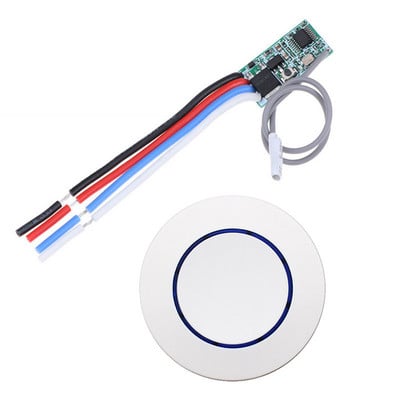 Univerzális távirányító kapcsoló 433 MHz RF relé vevő DC 3,6 V 6 V 12 V 24 V 1 csatornás rádiómodul és jeladó LED lámpához, barkácsolás