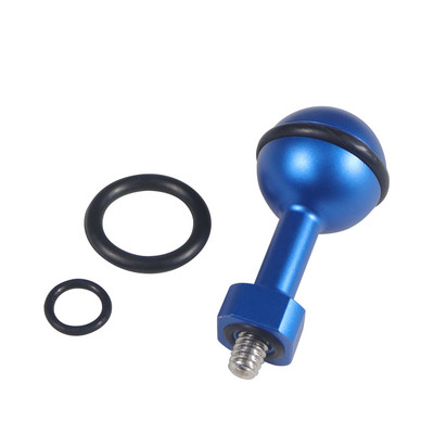 CNC 1 hüvelykes golyósfej-adapter 1/4" M5 állítható csavarral rögzített rögzítés GoPro kamerához víz alatti búvártartó tálca lámpabilincs