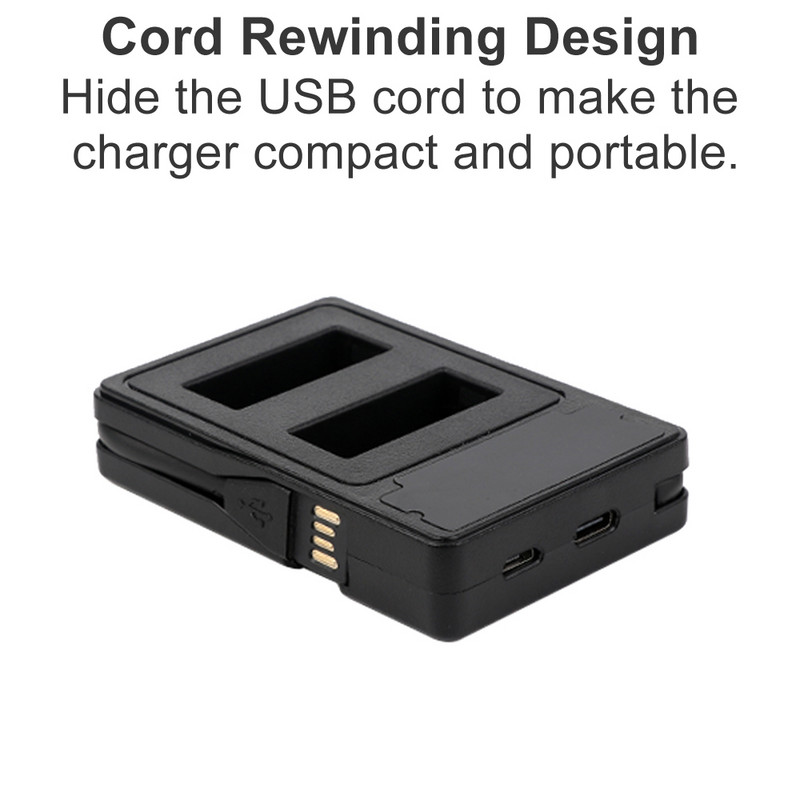 Za GoPro Hero 11 10 9 crni punjač baterije s dva priključka s LCD zaslonom Kabel za punjenje za Go Pro 10 9 GoPro9 Hero9 pribor