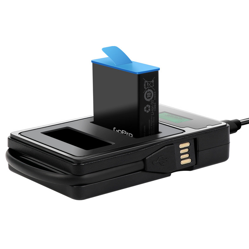 Za GoPro Hero 11 10 9 crni punjač baterije s dva priključka s LCD zaslonom Kabel za punjenje za Go Pro 10 9 GoPro9 Hero9 pribor
