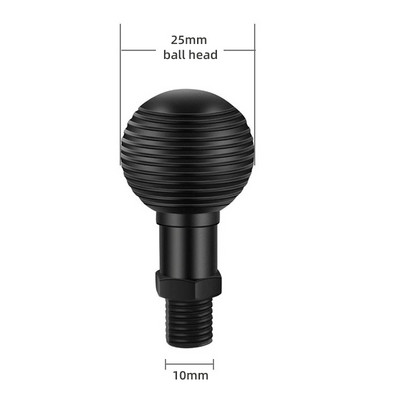 Suport adaptor cu cap bilă de 1 inch, braț de extensie, ghidon pentru motocicletă, frână, ambreiaj, bază de comandă, montare combinată cu șuruburi în U pentru camera Gopro