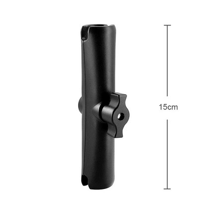 Suport adaptor cu cap bilă de 1 inch, braț de extensie, ghidon pentru motocicletă, frână, ambreiaj, bază de comandă, montare combinată cu șuruburi în U pentru camera Gopro