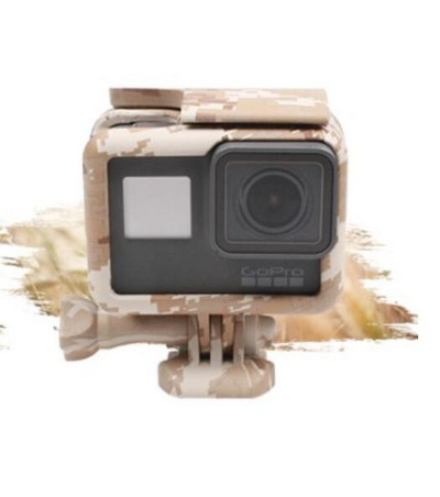 Za GoPro okvir Kućište Shell Protector Kućište Army Green + Lone Screw + Base Mount Za Go Pro Hero 5 6 7 Black Novi dodaci