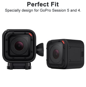 Θήκη πλαισίου για GoPro Session 5 4 Tempered Glass Screen Protector for Go Pro Session 4 5 GoPro Hero 5 Session Camera Accessories