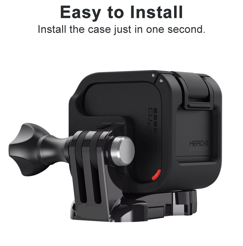 Husă cadru pentru GoPro Session 5 4 Protector de ecran din sticlă temperată pentru Go Pro Session 4 5 Accesorii pentru camera GoPro Hero 5 Session