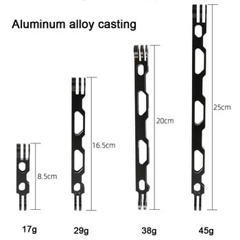 Удължително рамо от алуминиева сплав Метален стълб за монтиране на каска за Gopro 11/10/9/MAX/8/7/6/5, Insta360 One RS/RX/X2 аксесоари