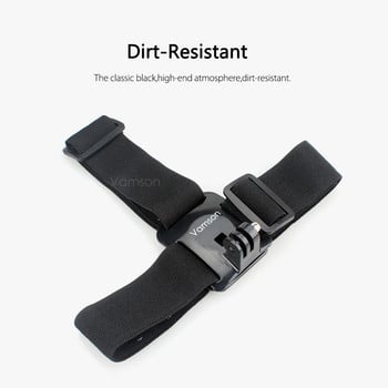 Vamson Head Strap για iPhone 13 12 11 Xiaomi Samsung Huawei Επιδιόρθωση κλιπ για κινητά τηλέφωνα Gopro Hero 10 9 8 7 6 Αξεσουάρ κάμερας