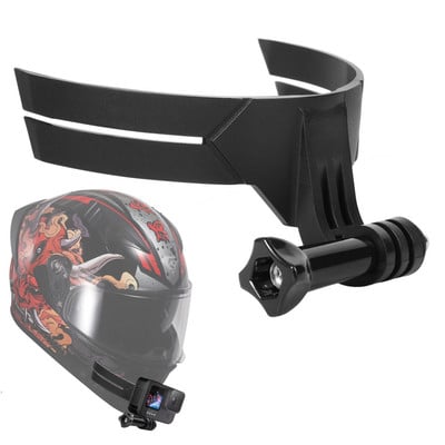 Motorkerékpáros sisak állállvány HelmetHolder DJI Action 2 3-hoz 3 teljes arctartó GoPro Hero 11 10 9 Yi akciókamera tartozékhoz