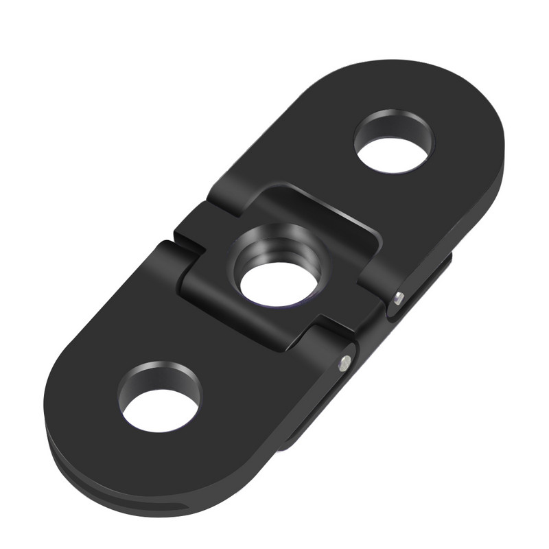 Sklopivi adapter za montažu na tronožac za prste Dual Port 1/4 osnova za montažu na navoj za GoPro12 11 crni mini kavez za kameru Monopod adapter za stativ