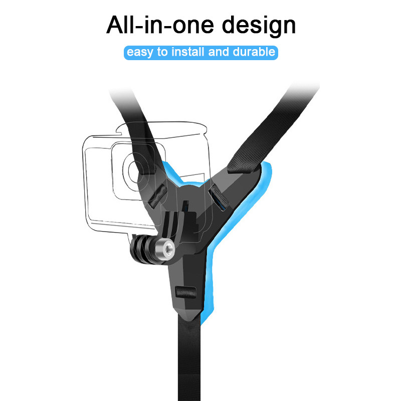 Mootorratta kiivri eesmise lõua aluse kaamerahoidik GoPro Hero DJI Osmo Action Insta360 märulikaamera tarvikutele kiivri rihm