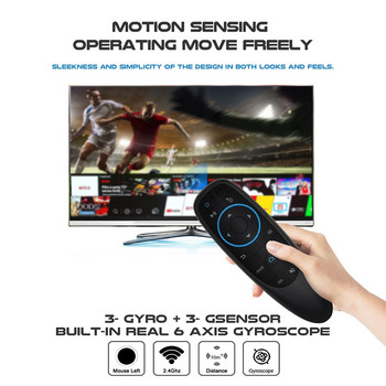 G10S Pro BT Air Mouse 2.4G безжичен жироскоп Интелигентно дистанционно управление с гласово IR обучение за Android TV Box Проектор Компютър